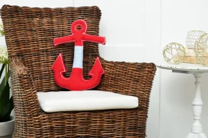 Anchor Shaped Pillow