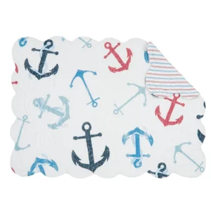 Anchors Away Quilted Table Linens