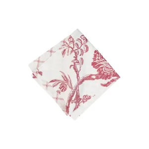 Arcadia Crimson Table Linens