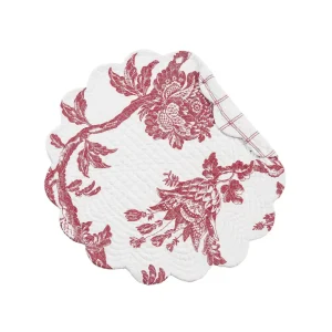 Arcadia Crimson Table Linens