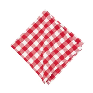 Ashford Red Woven Table Linens