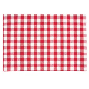 Ashford Red Woven Table Linens