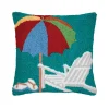 Beach Umbrella Decorative Pillow