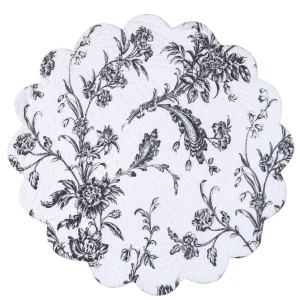 Bleighton Black Quilted Table Linens