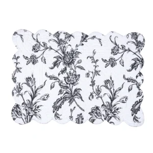 Bleighton Black Quilted Table Linens