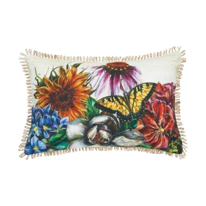 Botanical Floral Pillow