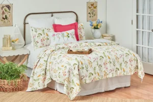 Botanical Ribbon Decorative Pillow