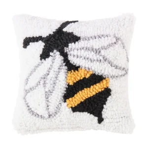 Bumble Bee Hooked Pillow