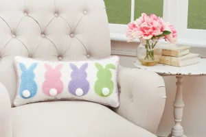 Bunny Bum Tufted Decorative Pillow