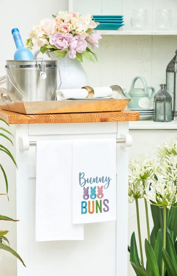 Bunny Buns Kitchen Towel