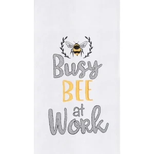 Busy Bee at Work Flour Sack Kitchen Towel