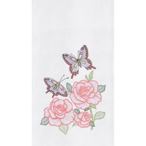 Butterflies & Roses Kitchen Towel