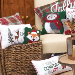 Calm & Bright Reindeer Pillow