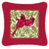 Cardinal Needlepoint Pillow