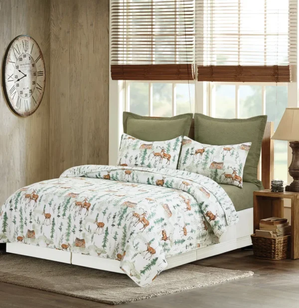Christopher Forest Quilted Bedding Set