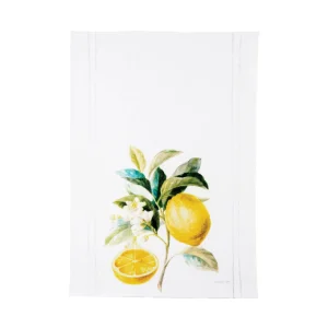 Citrus Stripe Flour Sack Kitchen Towel