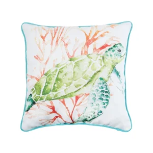 Colorful Turtle Decorative Pillow