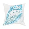 Conch Shell Indoor Outdoor Pillow