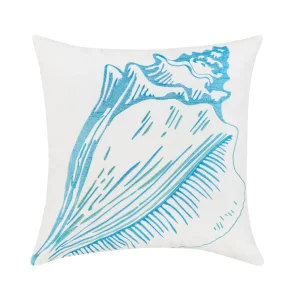 Conch Shell Indoor Outdoor Pillow