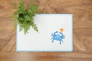 Crab Felt Table Linens