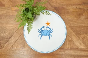 Crab Felt Table Linens