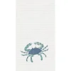 Crab Waffle Weave Kitchen Towel