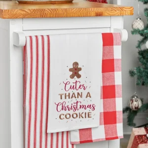 Cuter Than A Christmas Cookie Flour Sack Towel