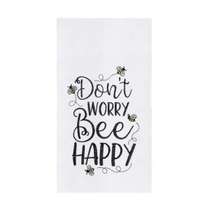 Don't Worry Bee Happy Kitchen Towel