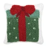 Dotted Present Hooked Mini Pillow