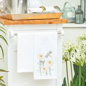 Dragonflies & Daisies Kitchen Towel