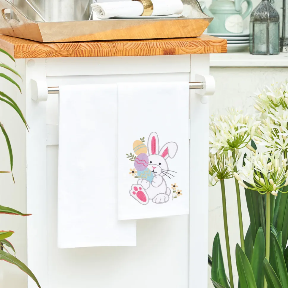 easter_bunny_egg_hunt_kit_1.webp Easter Bunny Egg Hunt Kitchen Towel