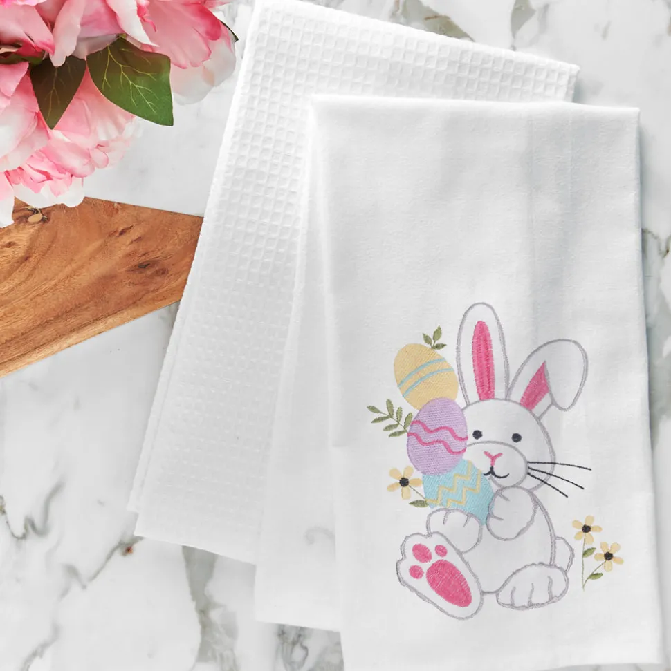 easter_bunny_egg_hunt_kit_2.webp Easter Bunny Egg Hunt Kitchen Towel