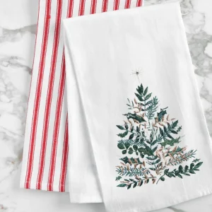Emerald Christmas Tree Flour Sack Towel