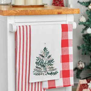 Emerald Christmas Tree Flour Sack Towel