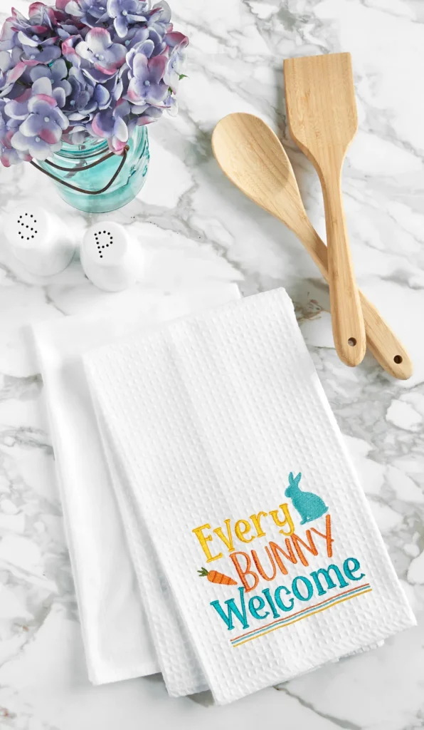 Every Bunny Welcome Kitchen Towel