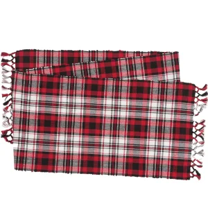 Fireside Plaid Table Linens