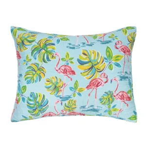 Flamingo Garden Quilt Set