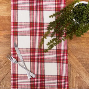 Gracelyn Plaid Woven Table Linens