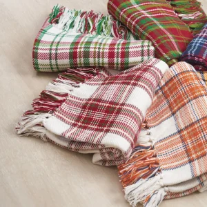 Gracelyn Plaid Woven Throw