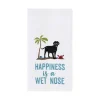 Happiness Is A Wet Nose Kitchen Towel