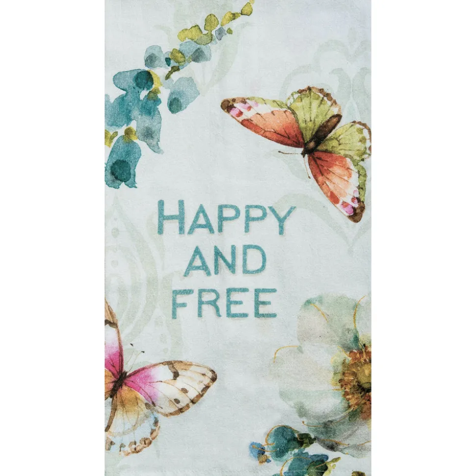 happy_and_free_butterfly__0.webp Happy and Free Butterfly Flour Sack Kitchen Towel