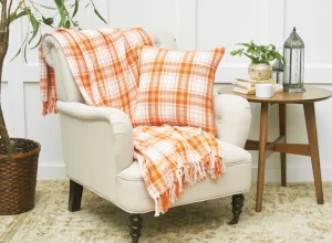 Hazel Plaid Throw