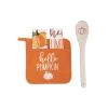 Hello Pumpkin Potholder Set