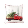 Holiday Truck Cruiser LED Decorative Pillow