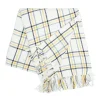 Honey Bee Plaid Throw