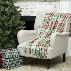 Joel Plaid Woven Throw