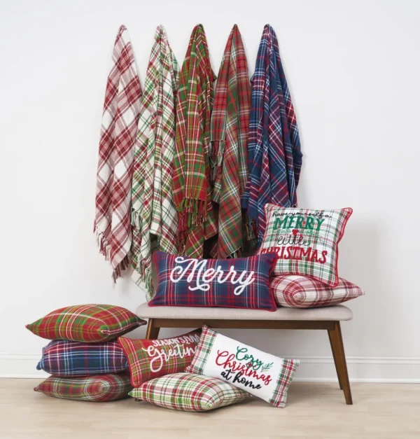Joel Plaid Woven Throw