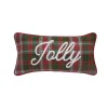 Jolly Plaid Pillow