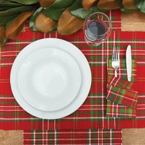 Jonah Plaid Woven Table Linens