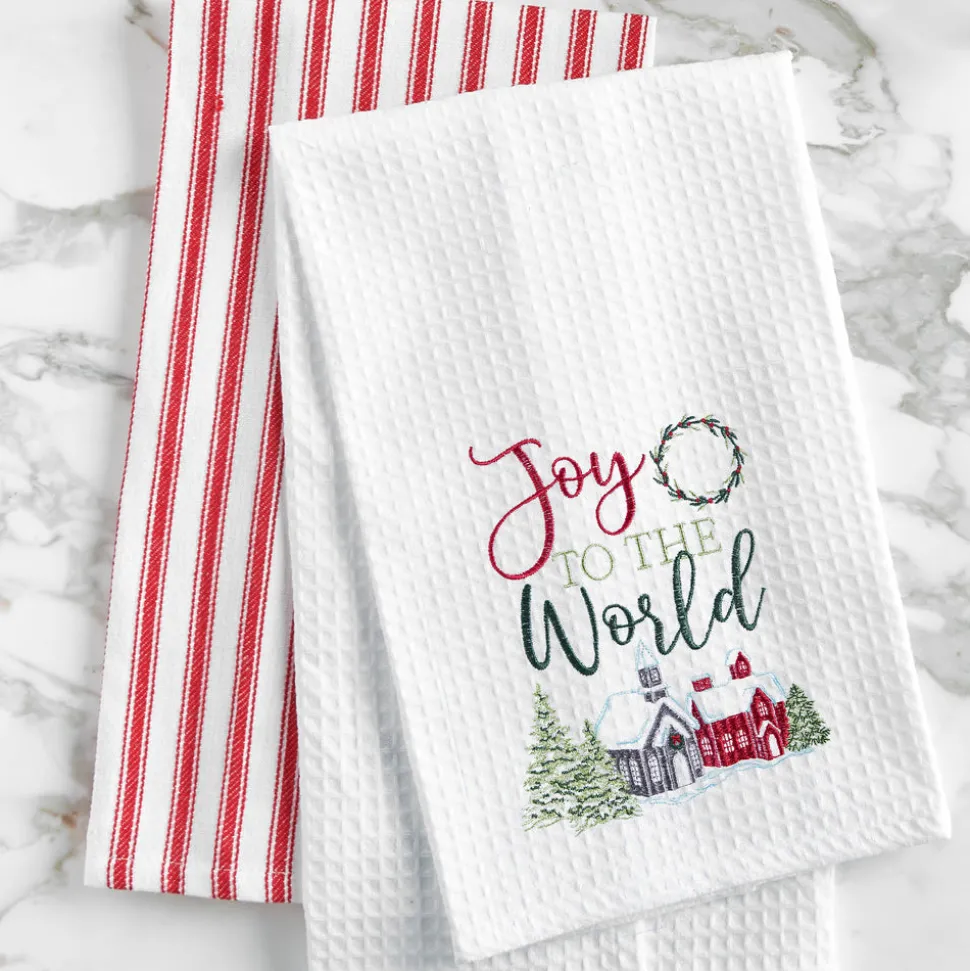 joy_to_the_world_waffle_w_2.webp Joy To The World Waffle Weave Towel